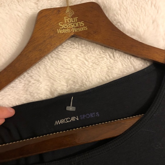 German Designer Marc Cain Midi Navy Dress - Picture 3 of 5